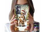 Custodia Per Oppo A79 5G - Renna, Disegni Natalizi + Foil