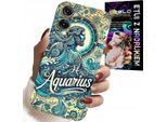 Custodia Per Motorola Moto G55 - Segno Zodiacale, Acquario, Astronomia Picche