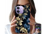 Custodia Per Oppo A40 / A40M - Elegante Custodia In Oro Con Motivi Alla Moda