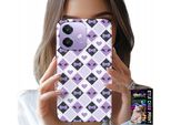 Custodia Per Oppo A40 / A40M - Cuori Alla Moda Cocard + Vetro