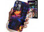 Custodia Per Oppo A79 5G - Modelli Colorati Astratti + Foil