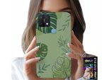 Custodia Per Oppo A15 / A15S - Foglia Verde Motivi Vegetali Plecki