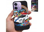 Custodia Per Oppo A40 / A40M - Auto Sportive, Custodia Da Corsa + Vetro