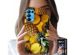 Custodia Per Oppo Reno5 4G 5G - Custodia Ananas + Vetro