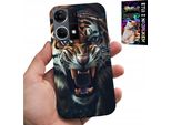 Custodia Per Oppo Reno7 4G - Zaino Con Motivi Animali Safari Leone E Tigre