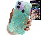 Custodia Per Oppo A40 / A40M - Modelli Marmorizzati + Vetro Temperato