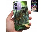 Custodia Per Oppo A40 / A40M - Custodia Dinosauro Tirannosauro + Vetro