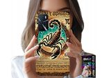 Custodia Per Oppo A16 / A16S / A54S - Segno Zodiacale Dello Scorpione Astronomia + Foil