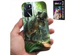 Custodia Per Oppo A16 / A16S / A54S - Custodia Dinosauro Tirannosauro + Vetro