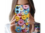 Custodia Per Oppo Reno7 5G - Custodia Con Fiori Colorati E Margherite