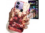 Custodia Per Oppo A40 / A40M - Orsacchiotti, Ti Amo, Cuori Molti Designs Case