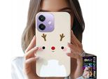 Custodia Per Oppo A60 5G - Renna, Motivi Natalizi