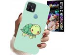 Custodia Per Oppo A15 / A15S - Modelli Di Tartaruga Per Bambini + Vetro