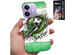 Custodia Per Oppo A40 / A40M - Calcio, Custodia Per Calcio + Vetro