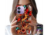 Custodia Per Oppo A40 / A40M - Lei è Rara, Girasoli, Fiori, Farfalle
