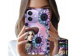 Custodia Per Oppo A40 / A40M - Donna Con I Girasoli, Design Da Donna