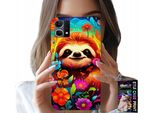 Custodia Per Oppo Reno7 4G - Motivi Animali Colorati Koala + Vetro