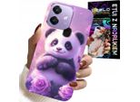 Custodia Per Oppo A40 / A40M - Modelli Di Panda Dolce Per Bambini + Vetro