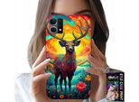 Custodia Per Oppo Reno7 4G - Motivi Colorati Cervi Alci Animali Della Foresta