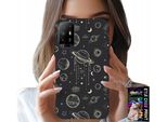 Custodia Per Oppo Reno 5Z / A94 5G - Cosmo Pianeti Stelle Luna + Vetro