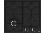 Beko HIYG 64225 SBO Kochfelder Schwarz Einbaukochfeld 60 cm de Gas 4 Zone(n)