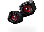 Surefire Gator Eye Altoparlante Nero, Rosso Cablato 2,5 W
