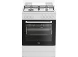 Beko FBE62011WC Küchenherd Freistehender Herd A Elektro Gaskochfeld Weiß