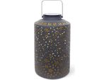 Lanterna Solare - Garden Id Dubai - 25 X 41 Cm - Autonomia 6-8 Ore - Interruttore - Impugnatura Robusta - Batteria Ricaricabile.