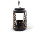 Lanterna Solare - Lampada Per Fiori Garden Id - Vaso 12 X 19 Cm 6,5 X 6 Cm - Illuminazione 8 Ore - Batteria Aaa - Design Traforato.