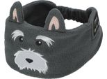Inf Fascia Bluetooth Con Design Animali - V5.2 In Pile Con Motivo Cane Grigio Scuro