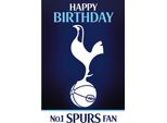 Tottenham Hotspur Fc - Biglietto Di Compleanno Lenticolare E In 3D, Cartoncino TA13905 (Taglia Unica) (Blu Scuro/Bianco)