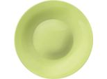 Set Di 6 Piatti Fondi Verde Tono - P 22,5 Cm