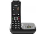 E720A, analoges Telefon grau/schwarz, Anrufbeantworter