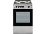 Beko CSS42014FS Küchenherd Freistehender Kocher Schwarz, Silber Gaskochfeld B