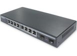 Digitus Professional DN-95344 - Switch - Gestito - 8 X 10/100/1000 (Poe+) + 2 X Gigabit Sfp (Uplink) - Desktop - Poe+ (