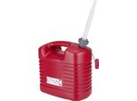 Tanica Di Carburante Pressol Con Beccuccio Flessibile Colore Rosso 20000Ml