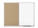 Lavagna Combinata Nobo, Lavagna Bianca/Sughero, Dimensioni: (L)900 X (H)600 Mm