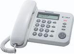 Panasonic KX-TS560EX1W Telefono Fisso Analogico Bianco Con Identificatore Di Chiamata
