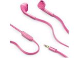 Celly UP100PK Cuffie E Auricolari Cablati In Ear Per Chiamate/Musica Rosa