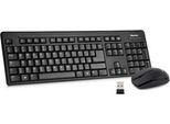 Hamlet Xkkitamicew Tastiera Mouse Incluso Rf Wireless Qwerty Italiano Nero