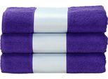 A&R AR080 | Asciugamano Subli-Me®, 50 X 100 Cm - Colore: Viola - Dimensioni: 50 X 100 Cm