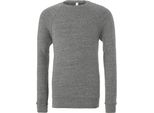 Bella Sponge Pullover Unisex Girocollo Con Scollo Rotondo, Taglia:Xs, Colore:Grigio Triblend