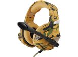 Xtreme Predator Xc300-Pro Cuffie Con Archetto Cablato Da Gioco Mimetico