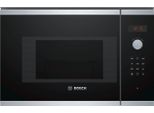 Forno A Microonde Bosch BEL523MS0 Con Grill Da Incasso 20 L 800 W Nero Acciaio Inossidabile