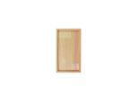 Asa Selection Wood Holztablett Rechteckig, Tablett, Serviertablett, Gummibaumholz, Natur, 14 X 25 Cm, 53690970