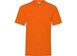 Maglietta Fruit Of The Loom Herren Kurzarm BC330 (M) (Arancione)