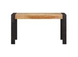 Vidaxl Tavolo Da Pranzo 140X70X76 Cm Legno Massiccio Di Mango Grezzo