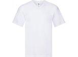 Fruit Of The Loom 61-426-0 | T Originale Da Uomo Con Scollo A V - Colore: Bianco - Taglia: L