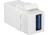 Connettore Modulare Keystone Usb 3.0 Logilink Bianco (Sfuso)