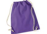 Westford Mill W110 | Borsa Da Palestra In Cotone | 37 X 46 Cm - Colore: Viola - Dimensioni: 37 X 46 Cm